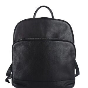 Latico Black Leather Backpack